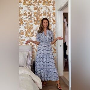 MAX STUDIO - MAXI FLORAL DRESS XS